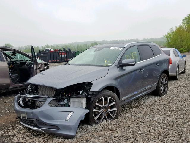 YV4612RK5G2818102 - 2016 VOLVO XC60 T5 GRAY photo 2