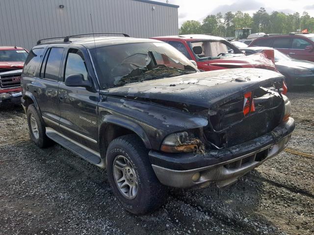 1B4HS28N91F565464 - 2001 DODGE DURANGO BLACK photo 1