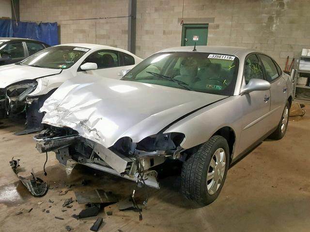 2G4WC532351183428 - 2005 BUICK LACROSSE C SILVER photo 2