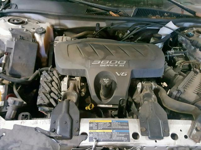 2G4WC532351183428 - 2005 BUICK LACROSSE C SILVER photo 7