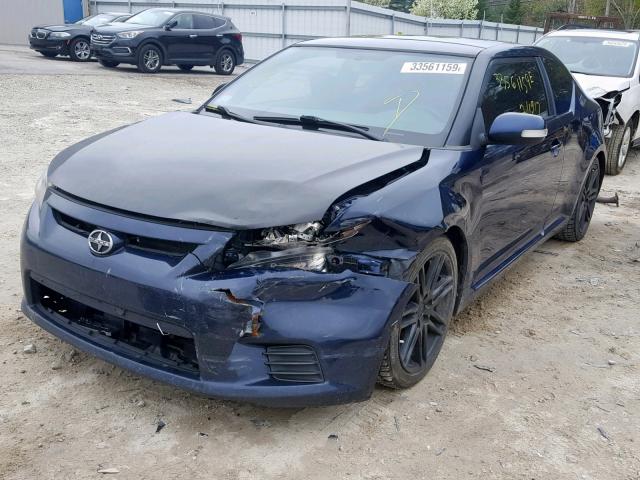 JTKJF5C76B3016660 - 2011 TOYOTA SCION TC BLUE photo 2