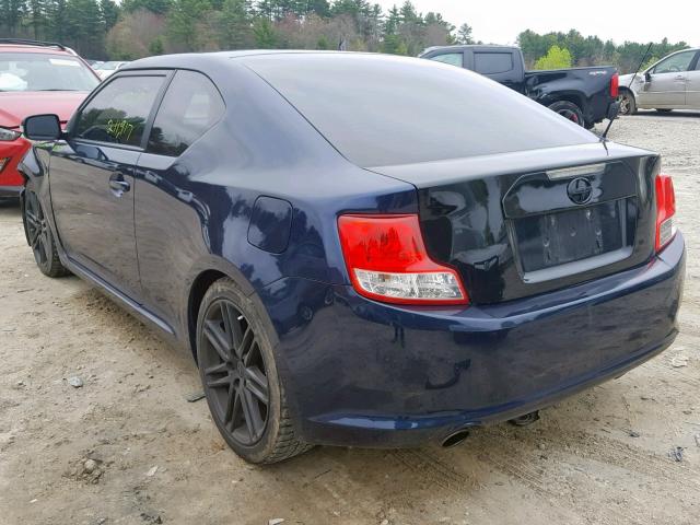 JTKJF5C76B3016660 - 2011 TOYOTA SCION TC BLUE photo 3