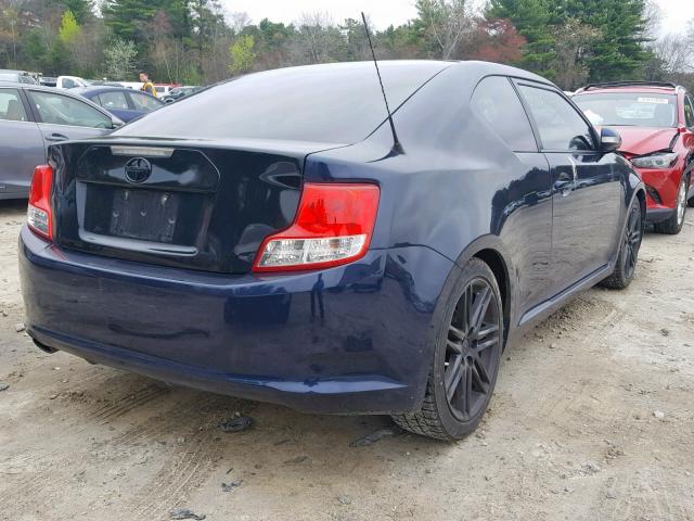 JTKJF5C76B3016660 - 2011 TOYOTA SCION TC BLUE photo 4