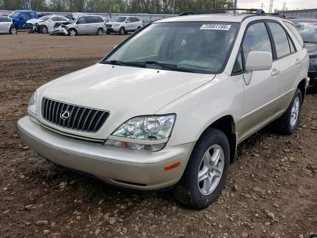 JT6HF10U9Y0096711 - 2000 LEXUS RX 300 WHITE photo 2