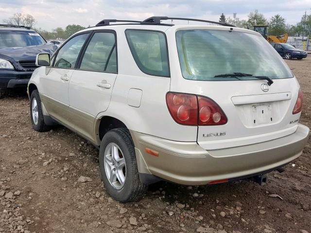 JT6HF10U9Y0096711 - 2000 LEXUS RX 300 WHITE photo 3