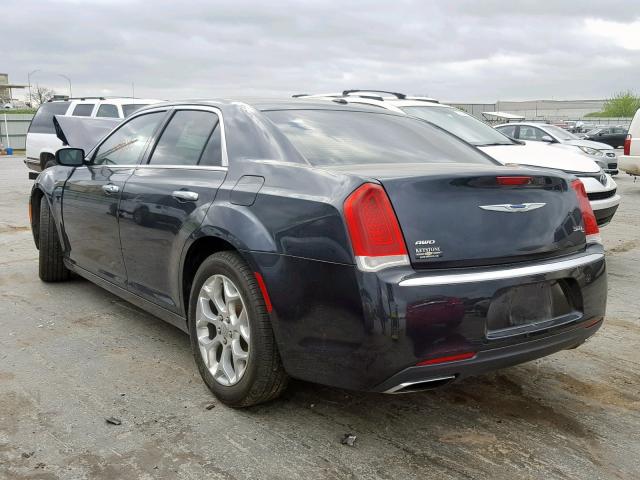 2C3CCASG3HH513873 - 2017 CHRYSLER 300C PLATI BLACK photo 3