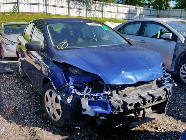 1FAHP3E21CL464868 - 2012 FORD FOCUS S BLUE photo 1