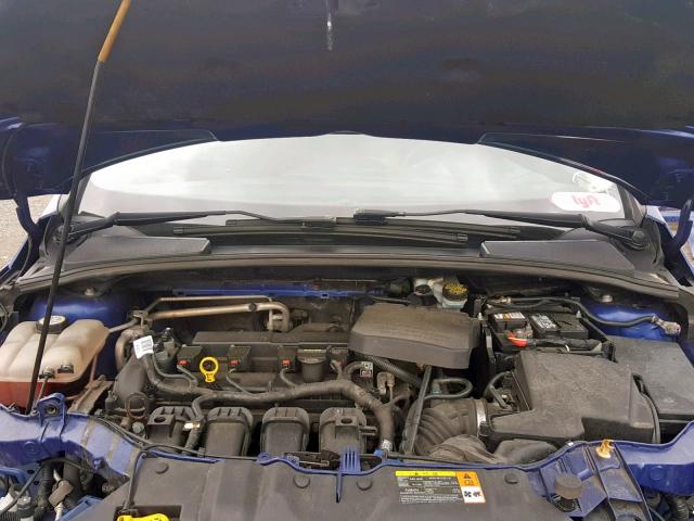 1FAHP3E21CL464868 - 2012 FORD FOCUS S BLUE photo 7