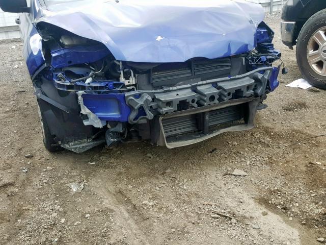 1FAHP3E21CL464868 - 2012 FORD FOCUS S BLUE photo 9