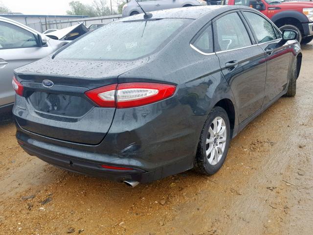 3FA6P0G79GR212274 - 2016 FORD FUSION S GRAY photo 4