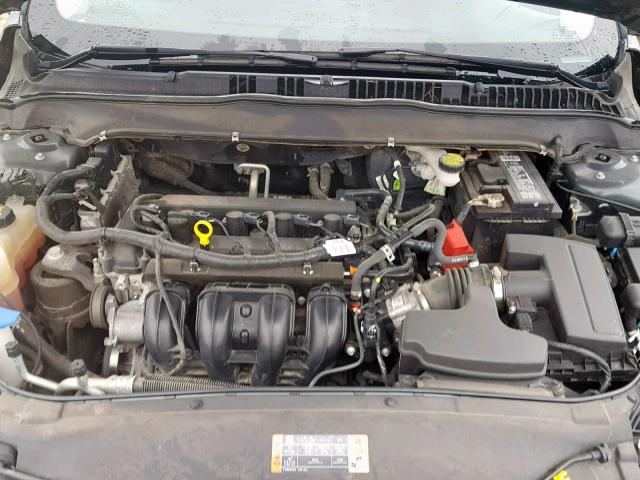 3FA6P0G79GR212274 - 2016 FORD FUSION S GRAY photo 7