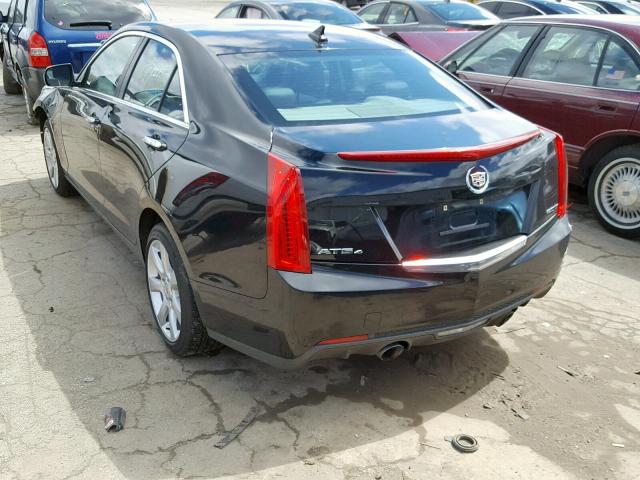 1G6AG5RX3E0166018 - 2014 CADILLAC ATS BLACK photo 3