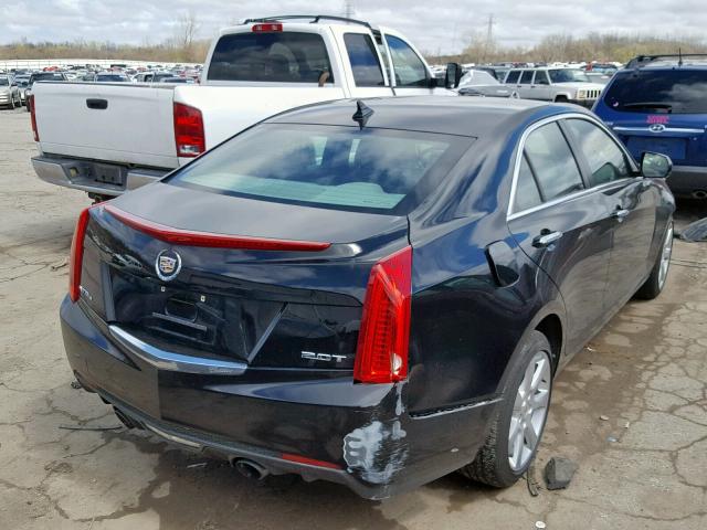 1G6AG5RX3E0166018 - 2014 CADILLAC ATS BLACK photo 4