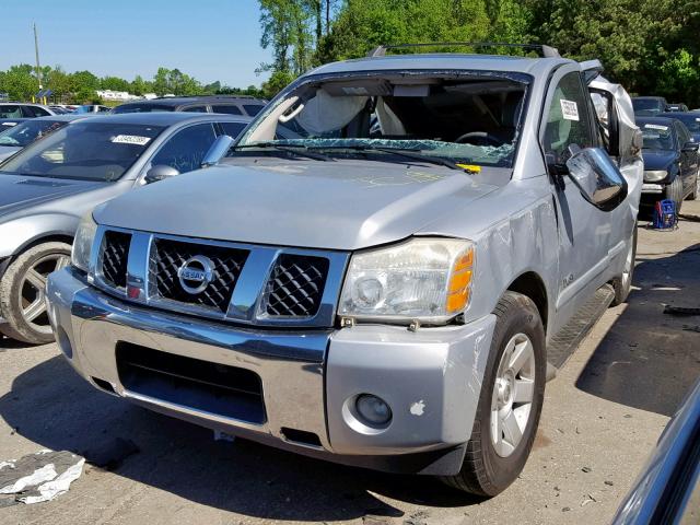 5N1BA08A77N717653 - 2007 NISSAN ARMADA SE SILVER photo 2