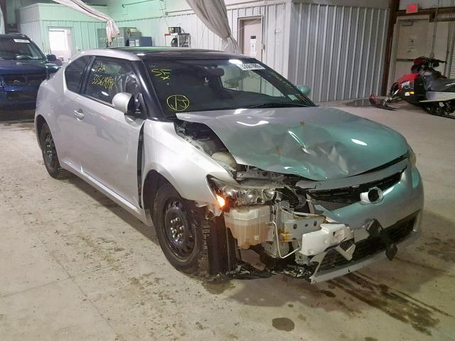 JTKJF5C71B3002262 - 2011 TOYOTA SCION TC SILVER photo 1