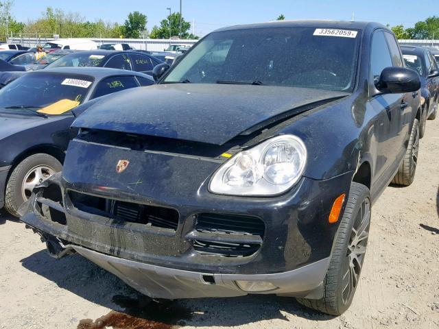 WP1AB29P16LA66038 - 2006 PORSCHE CAYENNE S BLACK photo 2