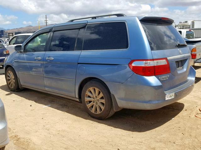 5FNRL38806B106680 - 2006 HONDA ODYSSEY TO BLUE photo 3