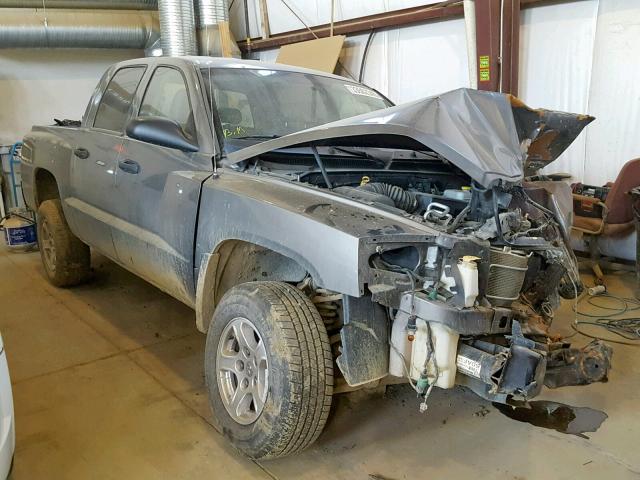 1D7HW28P97S242952 - 2007 DODGE DAKOTA QUA GRAY photo 1