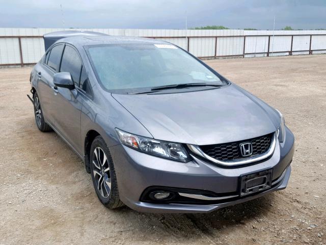 19XFB2F95DE030002 - 2013 HONDA CIVIC EXL GRAY photo 1