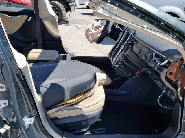 5YJSA1CN9DFP21394 - 2013 TESLA MODEL S Կանաչ լուսանկար 5