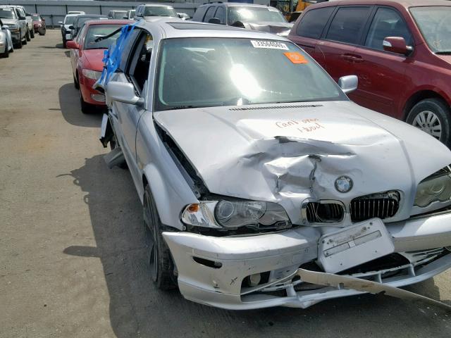 WBABN53472JU38014 - 2002 BMW 330 CI SILVER photo 9