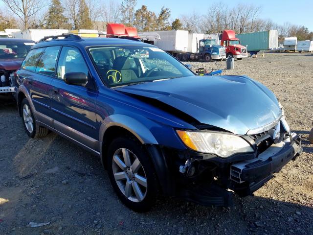 4S4BP61C397332238 - 2009 SUBARU OUTBACK 2.5I  photo 1