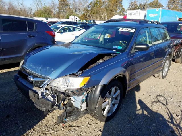 4S4BP61C397332238 - 2009 SUBARU OUTBACK 2.5I  photo 2