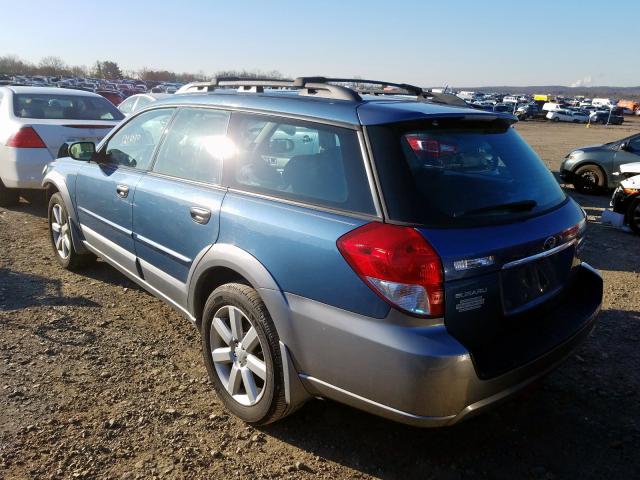 4S4BP61C397332238 - 2009 SUBARU OUTBACK 2.5I  photo 3