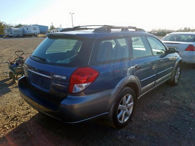 4S4BP61C397332238 - 2009 SUBARU OUTBACK 2.5I  photo 4