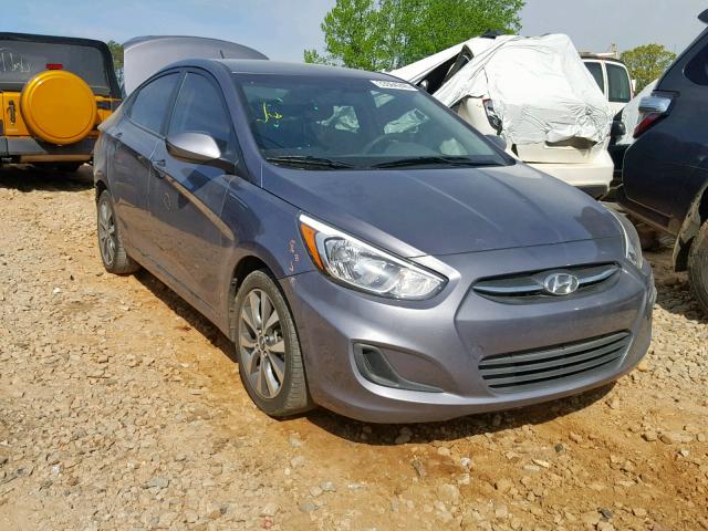 KMHCT4AE2HU323780 - 2017 HYUNDAI ACCENT SE GRAY photo 1