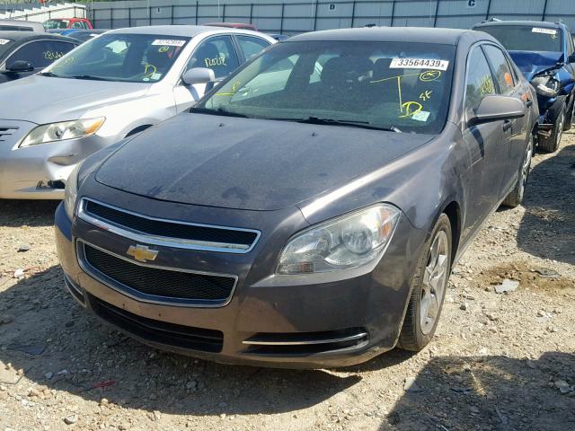 1G1ZC5EB8A4148504 - 2010 CHEVROLET MALIBU 1LT ნაცრისფერი ფოტო 2