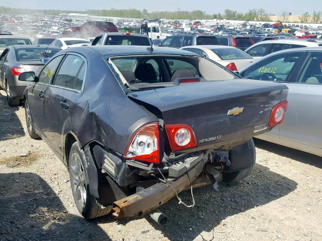 1G1ZC5EB8A4148504 - 2010 CHEVROLET MALIBU 1LT ნაცრისფერი ფოტო 3