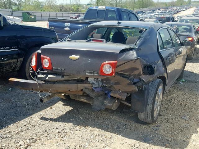 1G1ZC5EB8A4148504 - 2010 CHEVROLET MALIBU 1LT ნაცრისფერი ფოტო 4