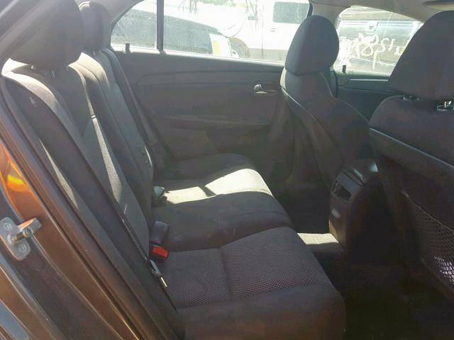 1G1ZC5EB8A4148504 - 2010 CHEVROLET MALIBU 1LT ნაცრისფერი ფოტო 6