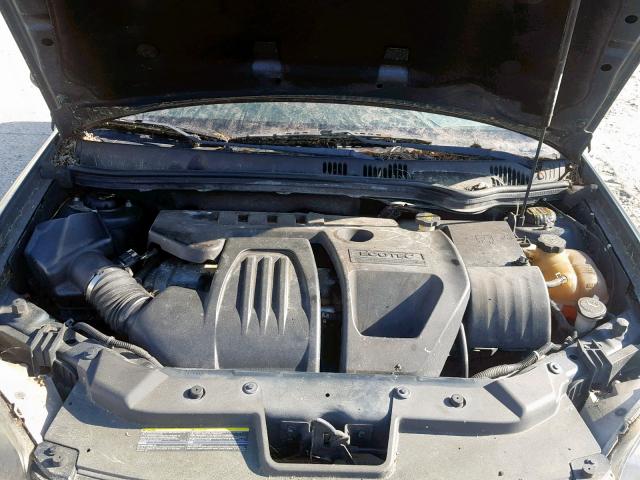 1G2AS18H497162107 - 2009 PONTIAC G5 GRAY photo 7