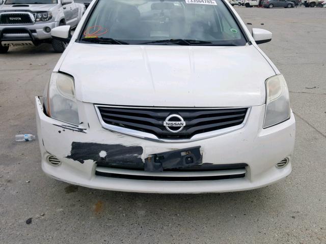 3N1AB6AP2BL699749 - 2011 NISSAN SENTRA 2.0 WHITE photo 10