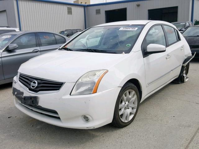 3N1AB6AP2BL699749 - 2011 NISSAN SENTRA 2.0 WHITE photo 2