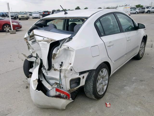 3N1AB6AP2BL699749 - 2011 NISSAN SENTRA 2.0 WHITE photo 4