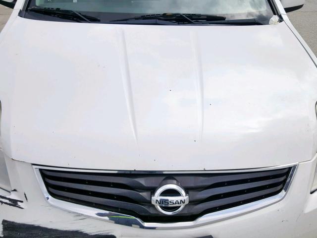 3N1AB6AP2BL699749 - 2011 NISSAN SENTRA 2.0 WHITE photo 7