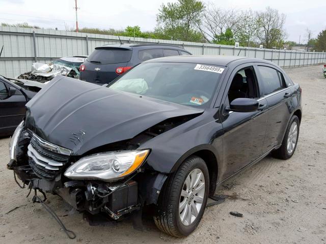 1C3CCBBB9CN126769 - 2012 CHRYSLER 200 TOURIN BLACK photo 2