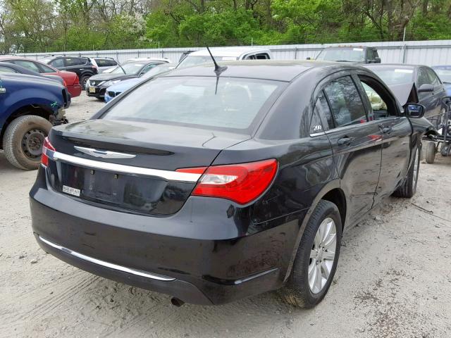 1C3CCBBB9CN126769 - 2012 CHRYSLER 200 TOURIN BLACK photo 4