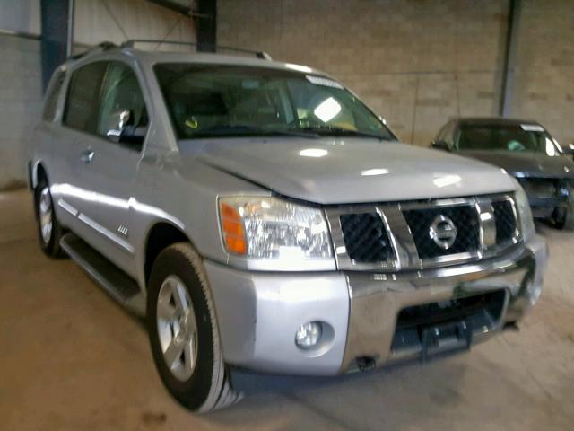 5N1AA08CX7N722102 - 2007 NISSAN ARMADA SE SILVER photo 1