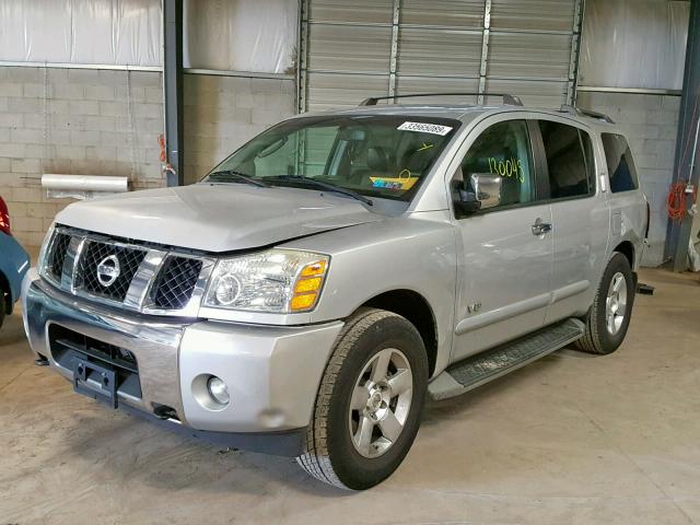 5N1AA08CX7N722102 - 2007 NISSAN ARMADA SE SILVER photo 2