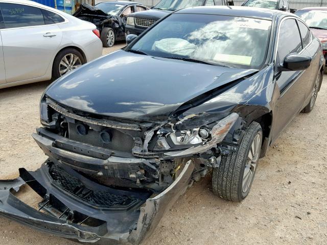 1HGCS1B80AA003736 - 2010 HONDA ACCORD EXL BLACK photo 2