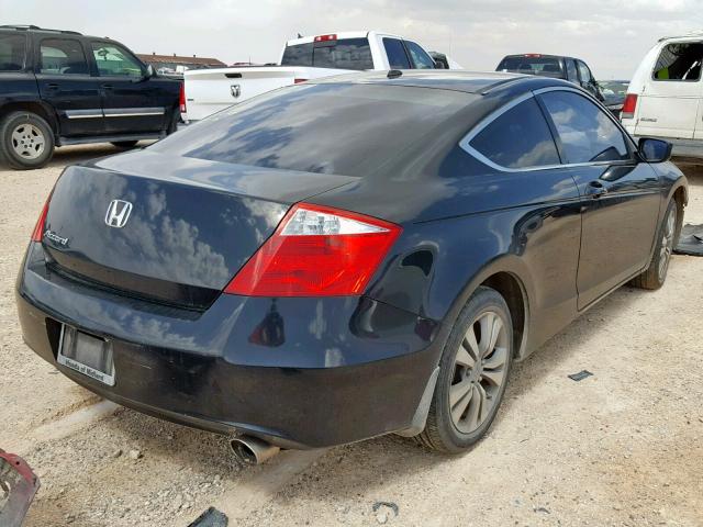 1HGCS1B80AA003736 - 2010 HONDA ACCORD EXL BLACK photo 4