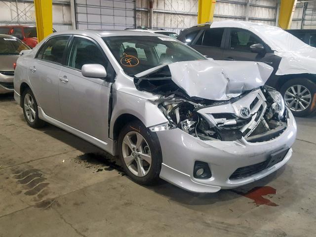 5YFBU4EE8CP056917 - 2012 TOYOTA COROLLA BA SILVER photo 1