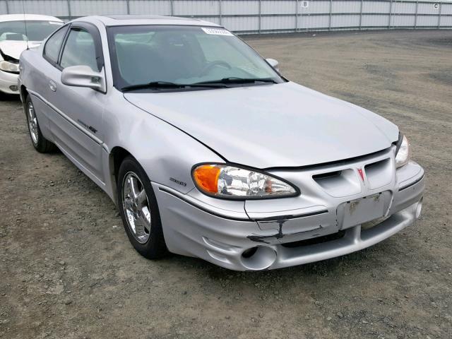 1G2NV12E01M574358 - 2001 PONTIAC GRAND AM G SILVER photo 1