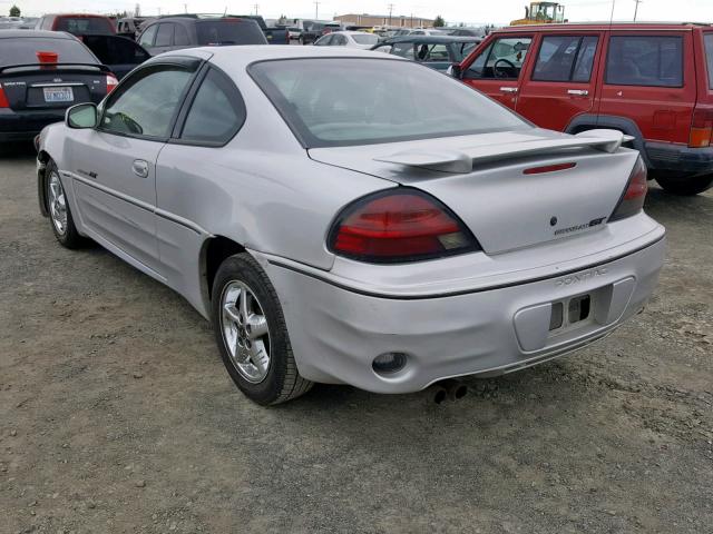 1G2NV12E01M574358 - 2001 PONTIAC GRAND AM G SILVER photo 3