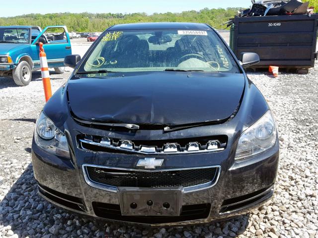 1G1ZB5E02CF106483 - 2012 CHEVROLET MALIBU LS BLACK photo 9