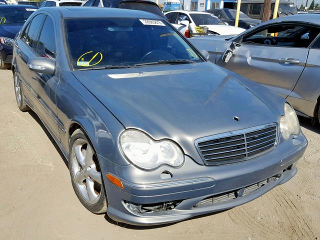 WDBRF40J35F664849 - 2005 MERCEDES-BENZ C 230K SPO BLUE photo 1